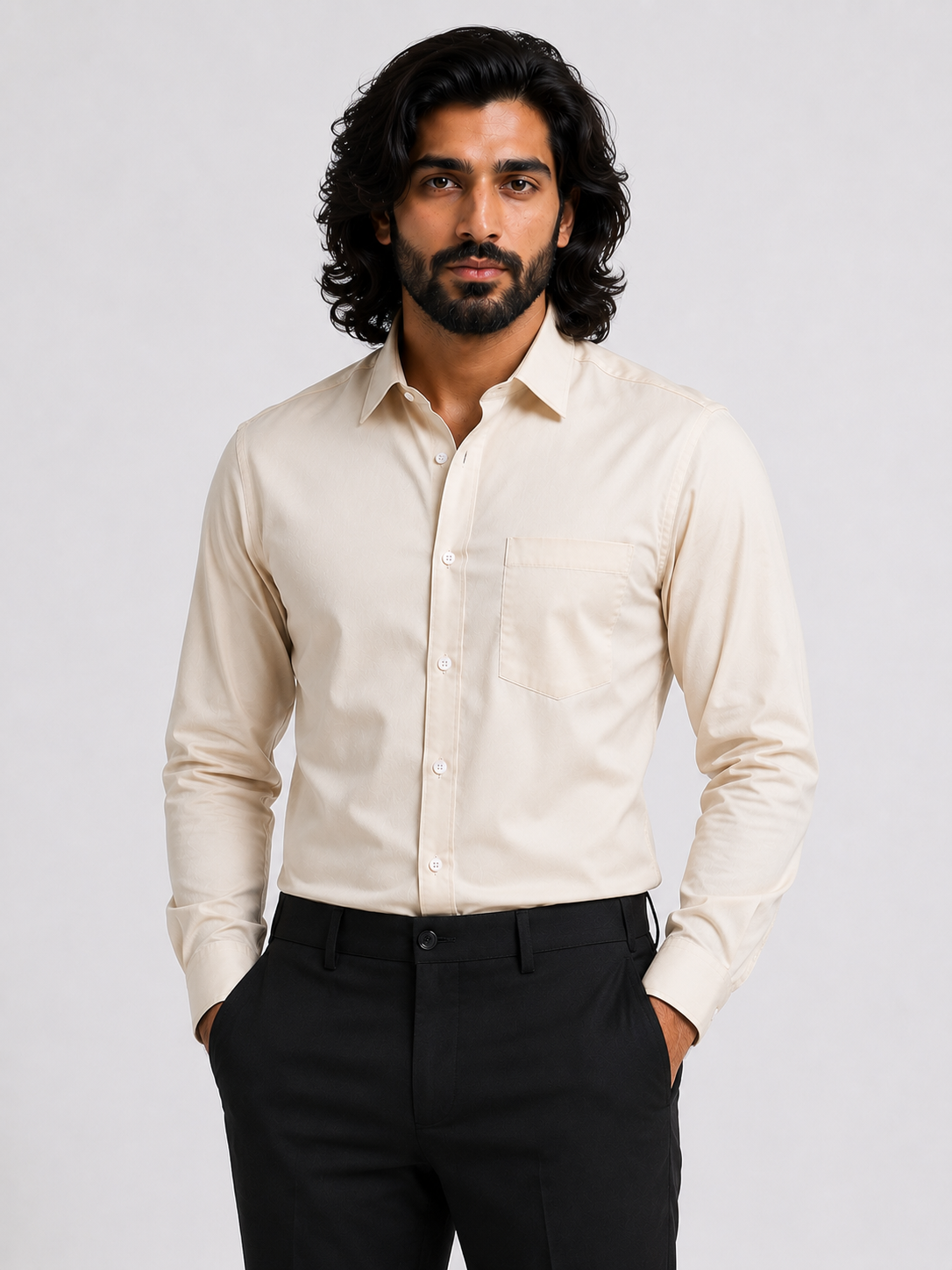 Champagne Luster Signature Shirt