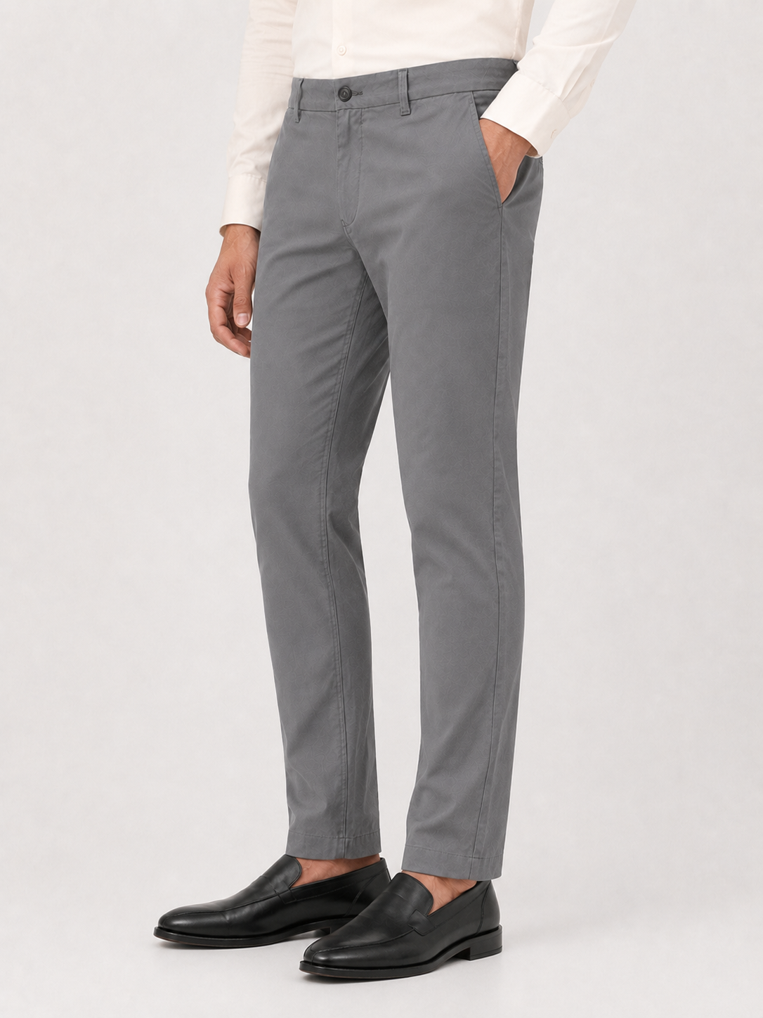 Grey Dobby Trouser