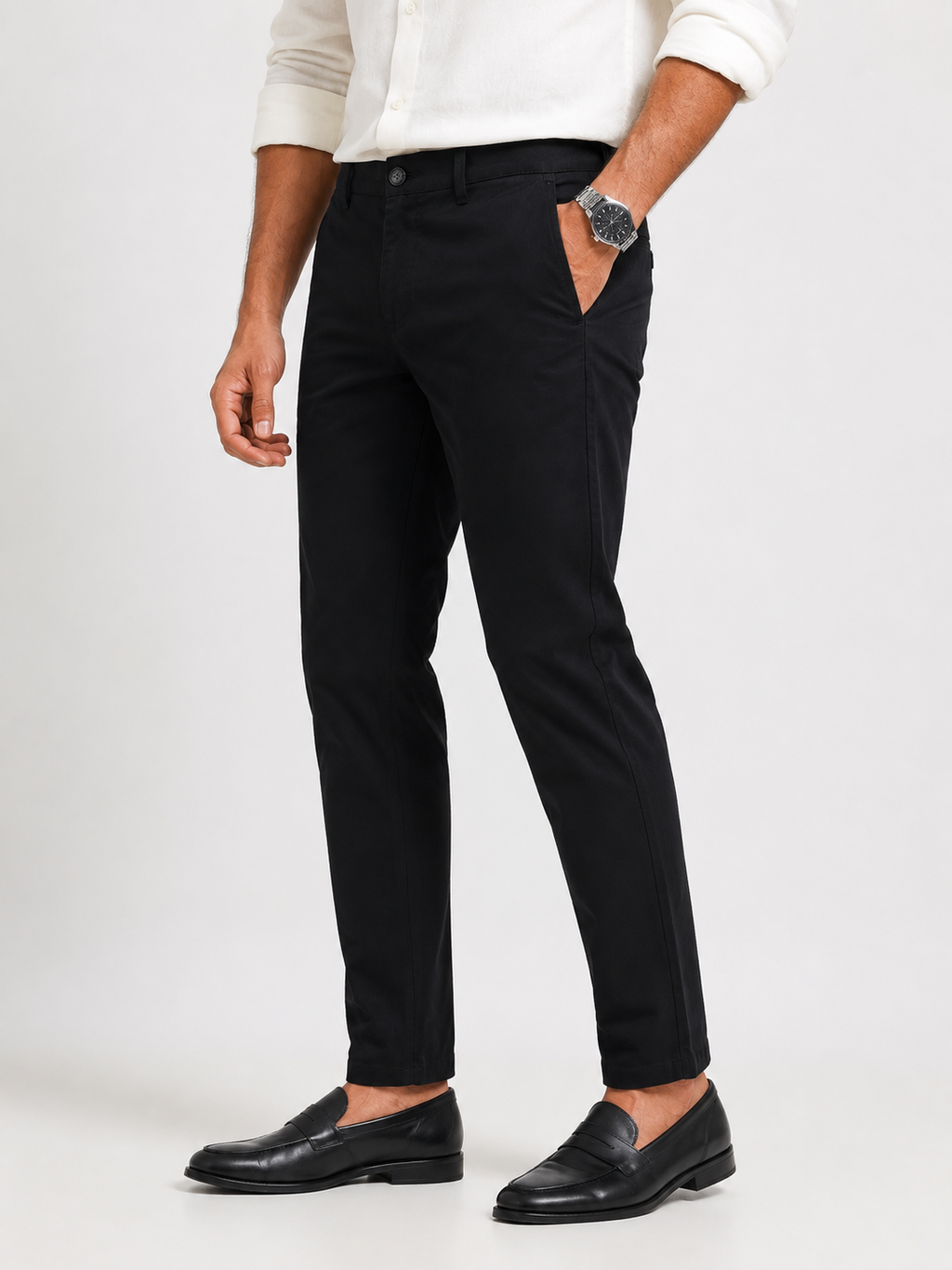 Deep Navy Stretch Trouser