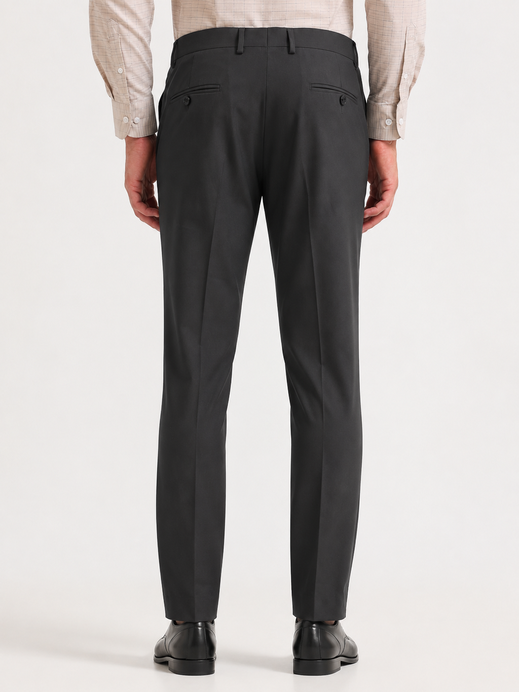 Charcoal 4-Way Stretch Formal Trouser