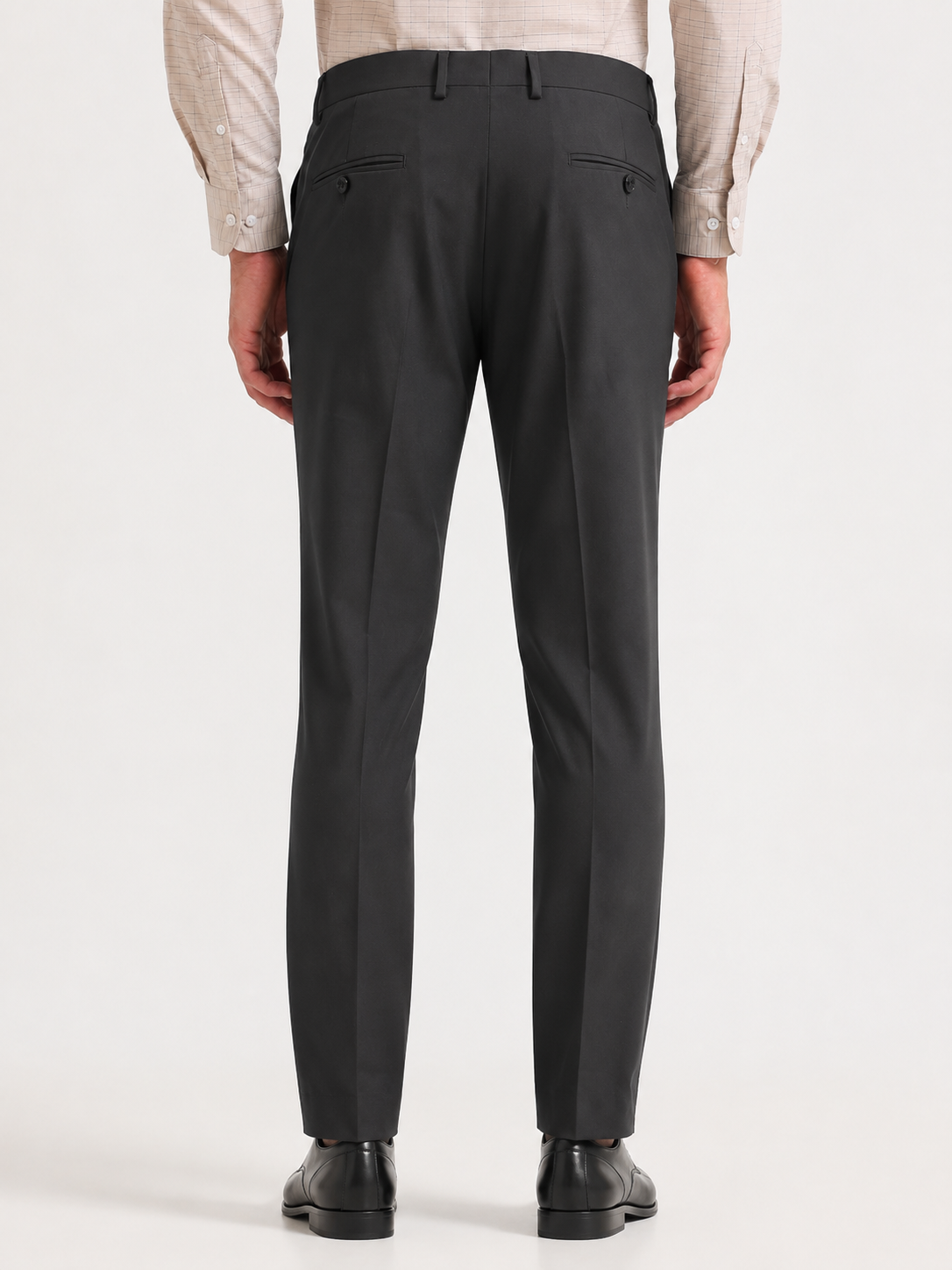 Charcoal 4-Way Stretch Formal Trouser