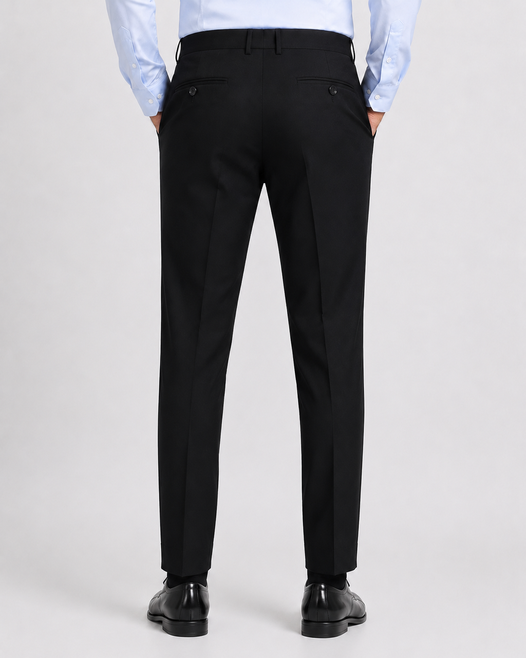 Carbon Black 4-Way Stretch Formal Trouser