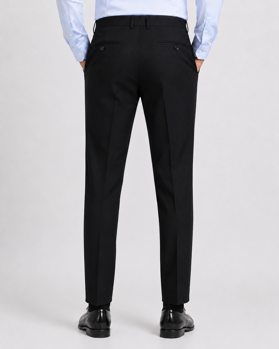 Carbon Black 4-Way Stretch Formal Trouser