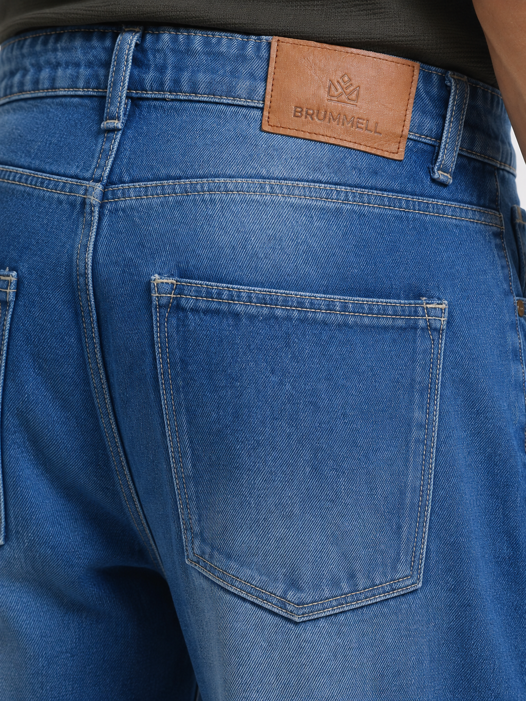 Medium Blue Baggie Fit Denim