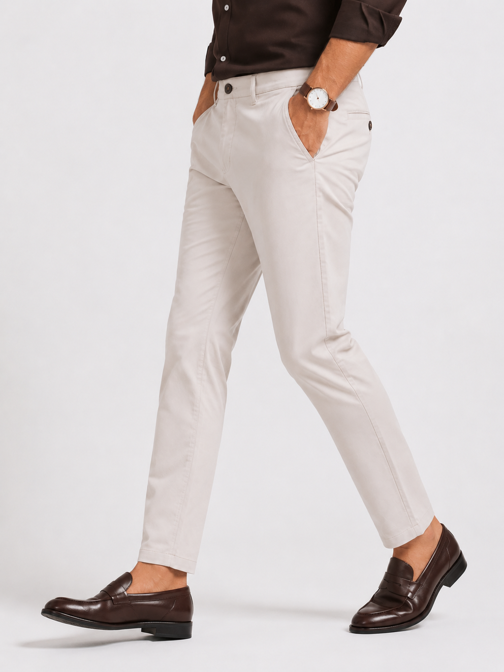 Light Ash Stretch Trouser