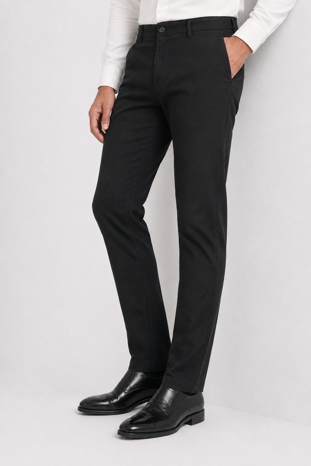 Dark Green Dobby Trouser