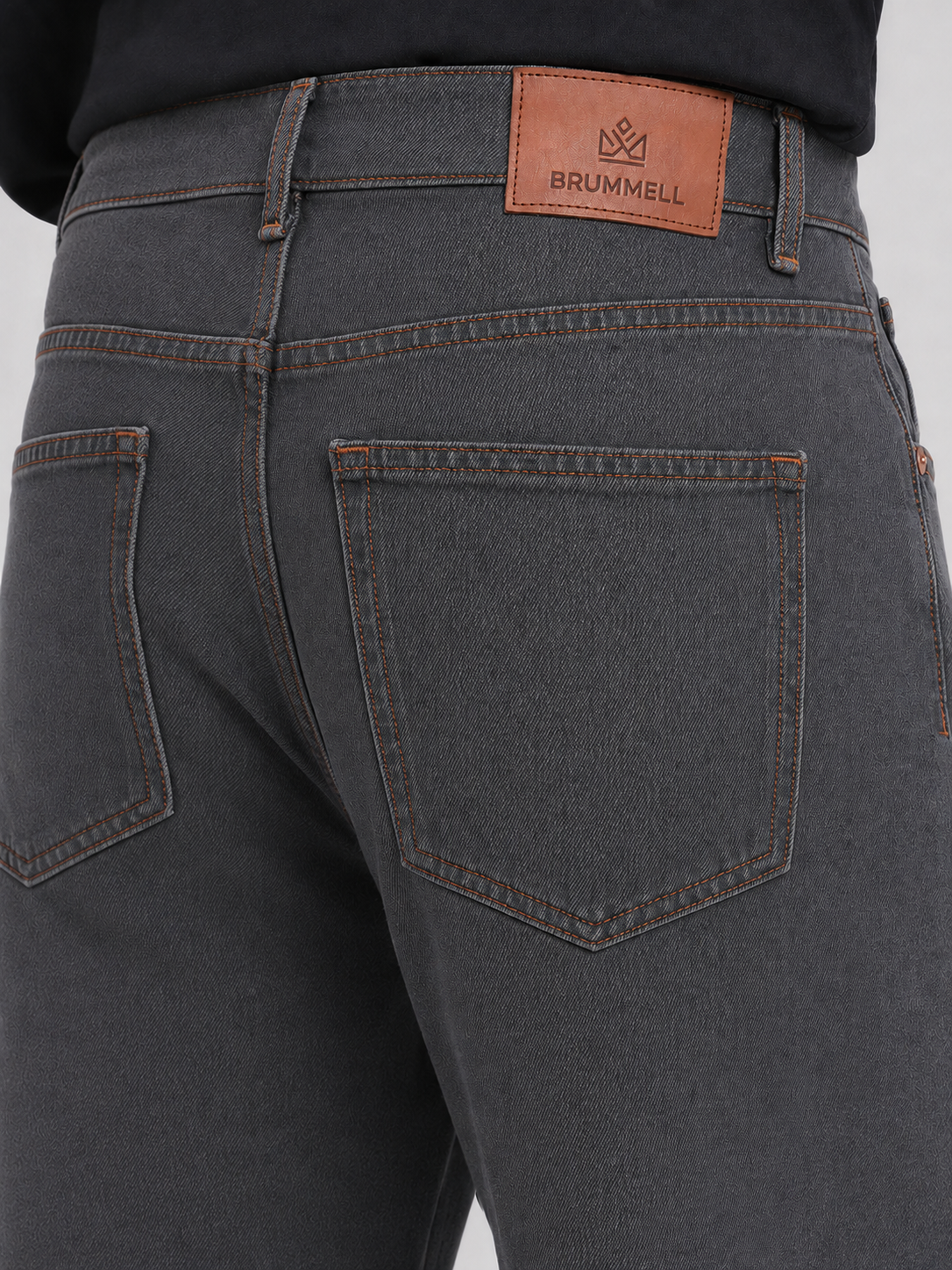 Titanium Grey Baggie Fit Denim