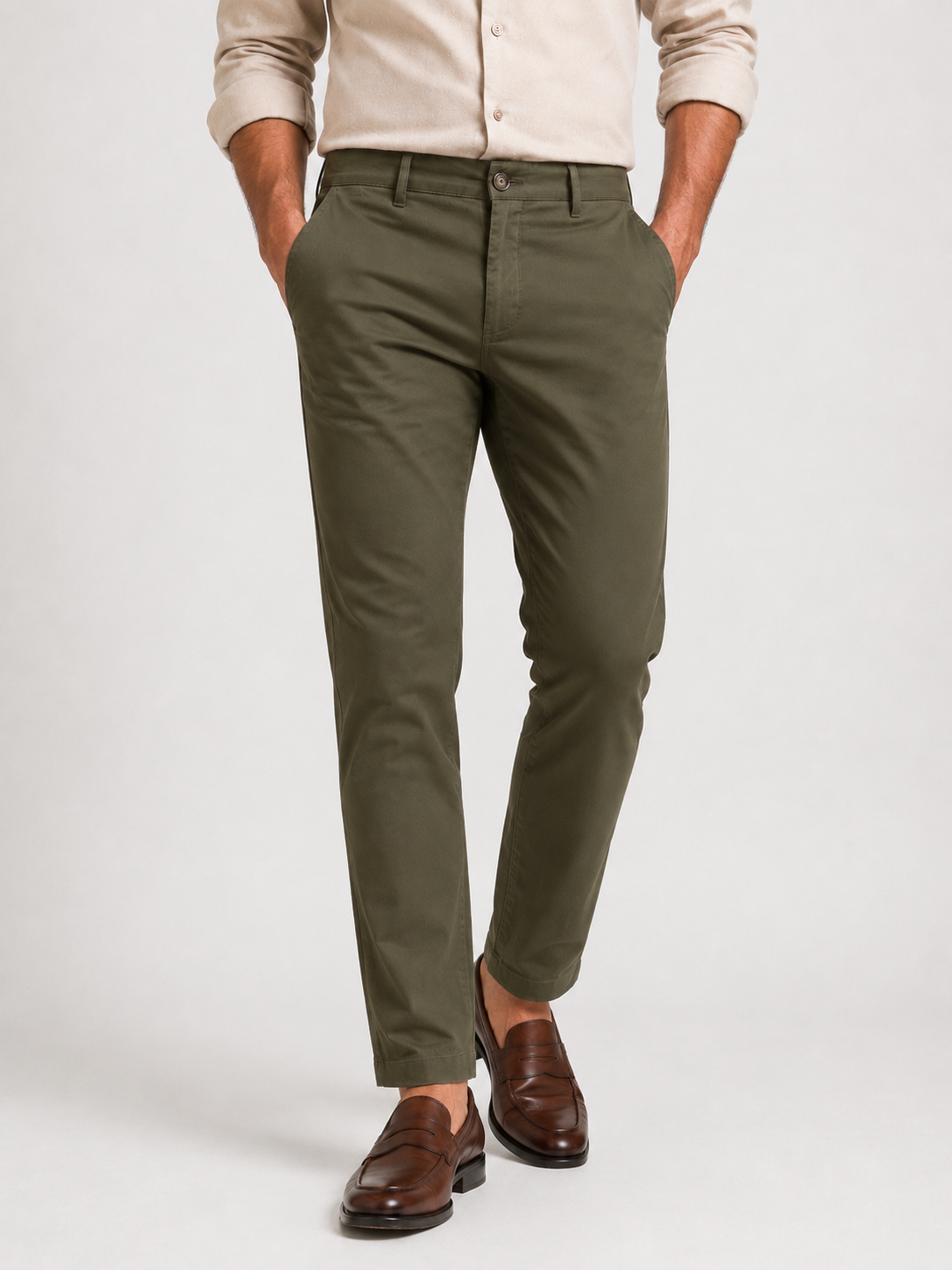 Army Green Twill Trouser