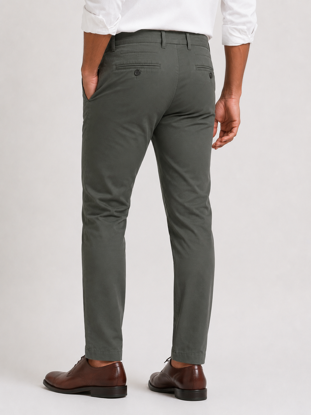 Olive Gap Twill Trousers