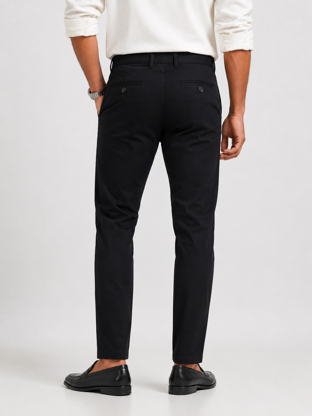 Deep Navy Stretch Trouser