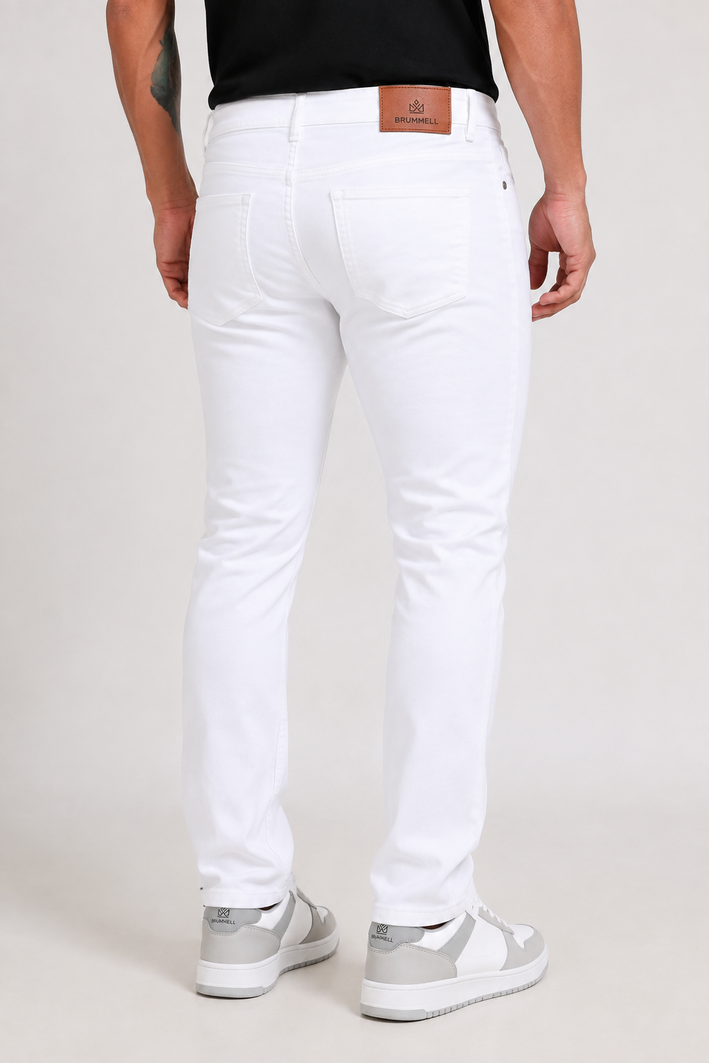 White Slim Fit Denim