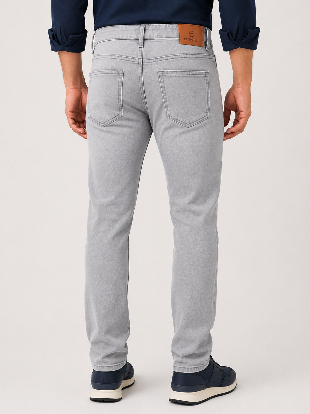 Light Grey Slim Fit Denim