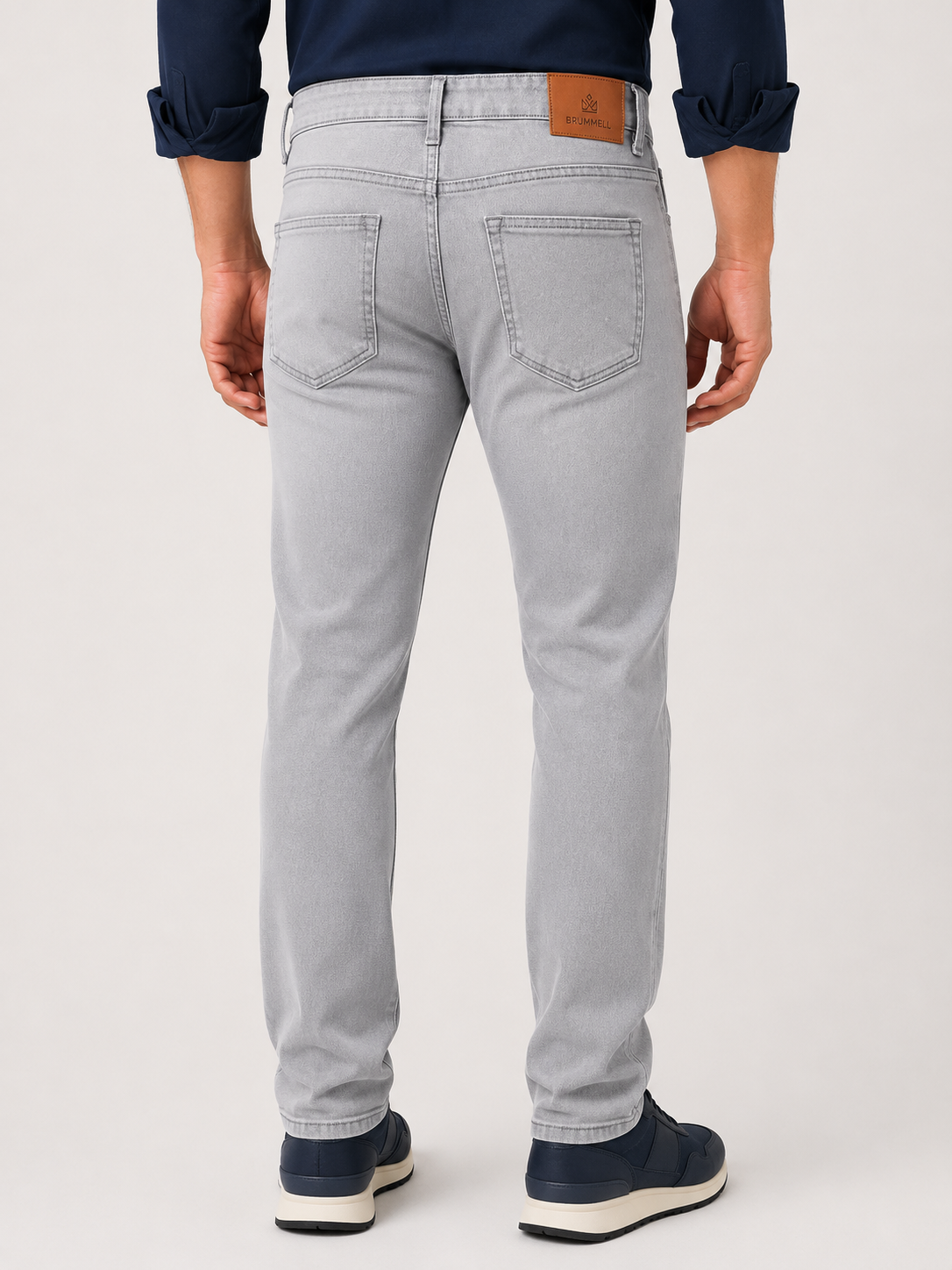 Light Grey Slim Fit Denim