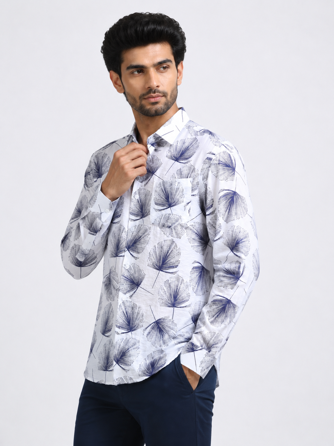 Coastal Ginkgo Artisan Shirt