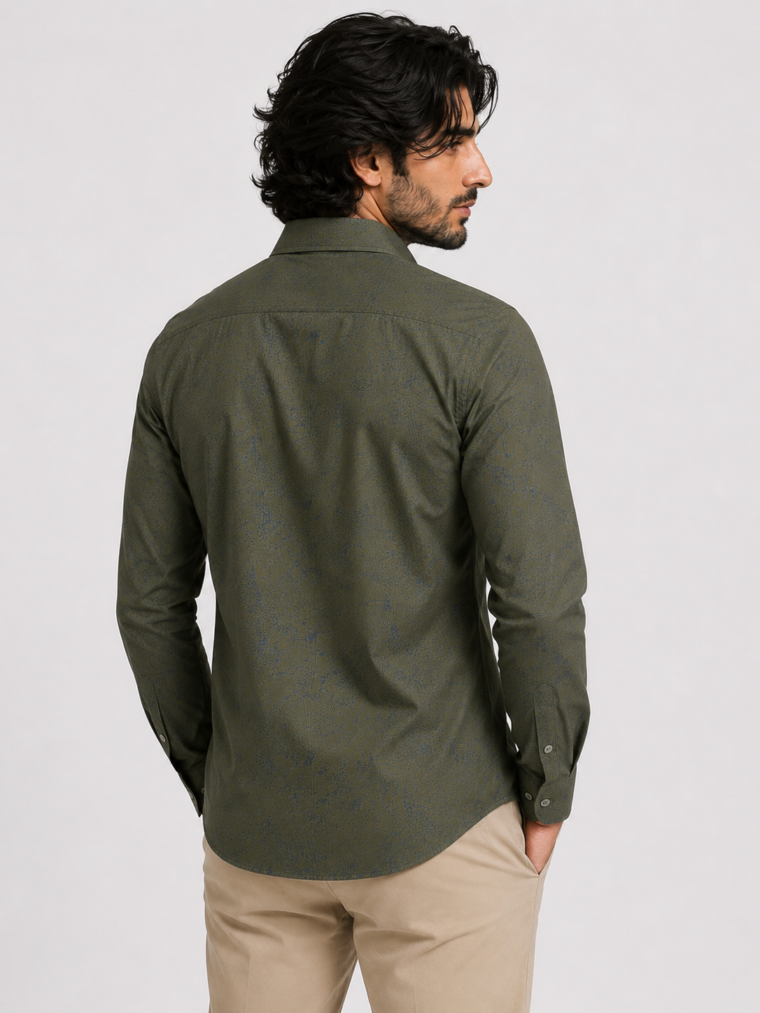 Obsidian Olive Artisan Shirt