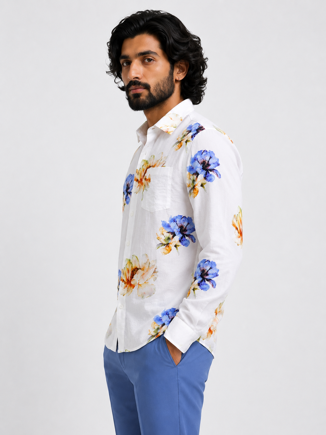 Riviera Bloom Artisan Shirt