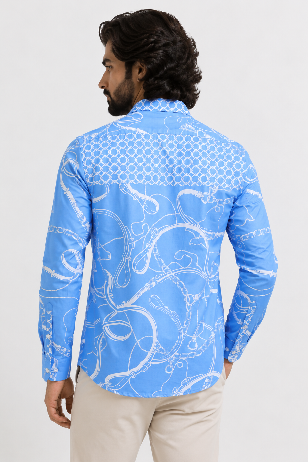 Cerulean Equestrian Artisan Shirt