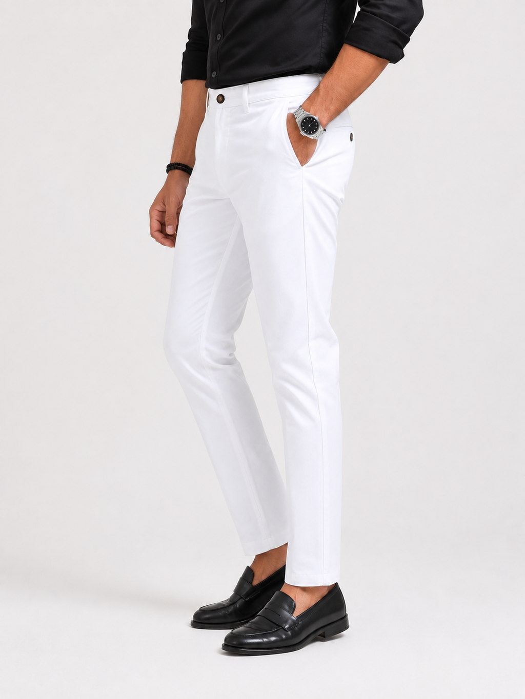 Imperial White Giza Trouser