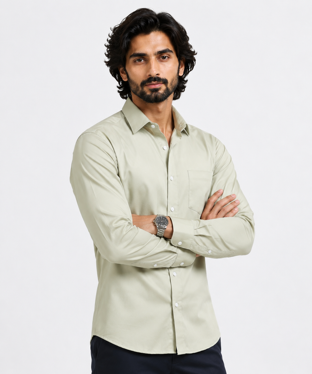 Muted Olive Signature Shirt