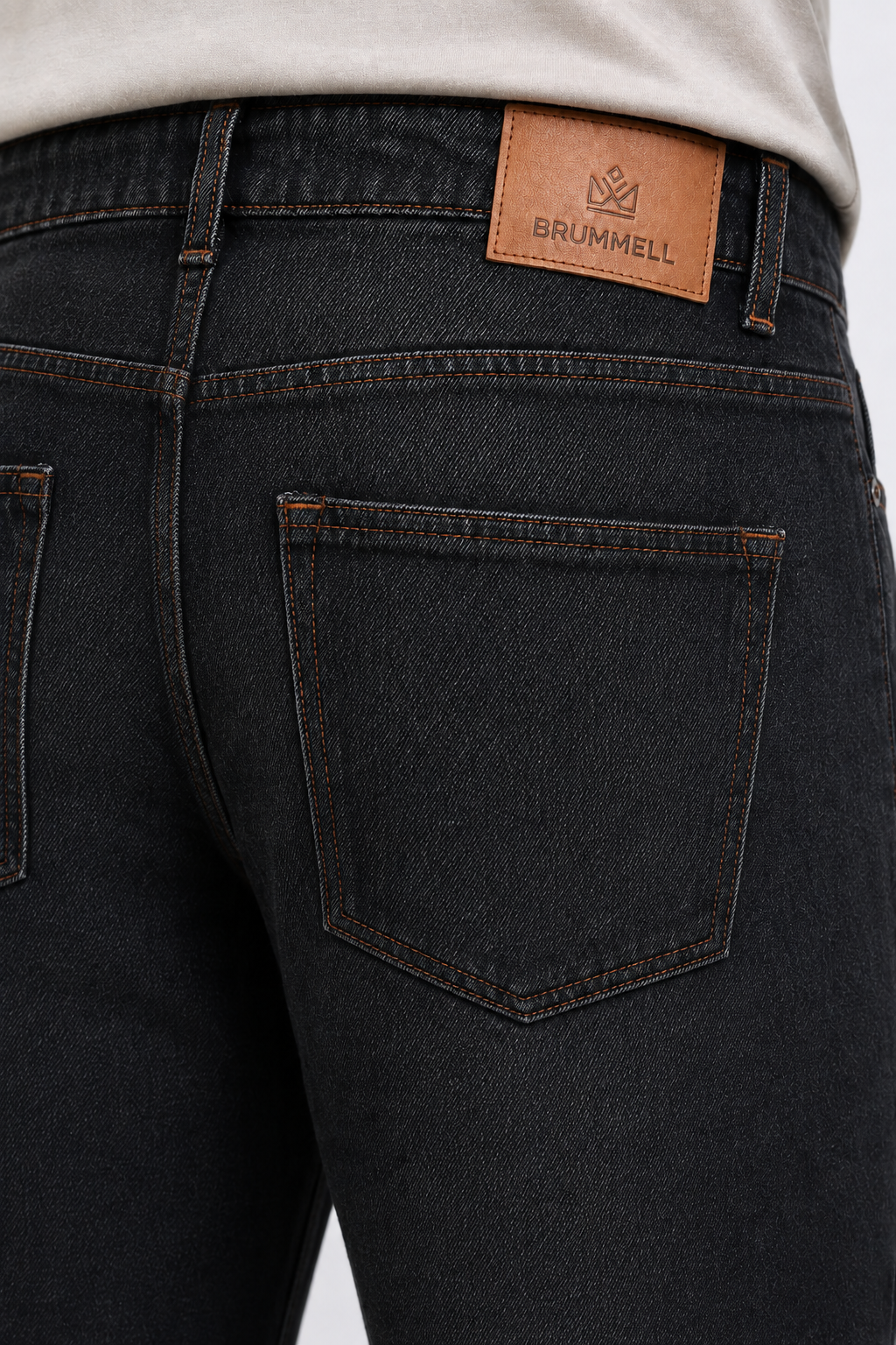 Faded Black Baggie Fit Denim