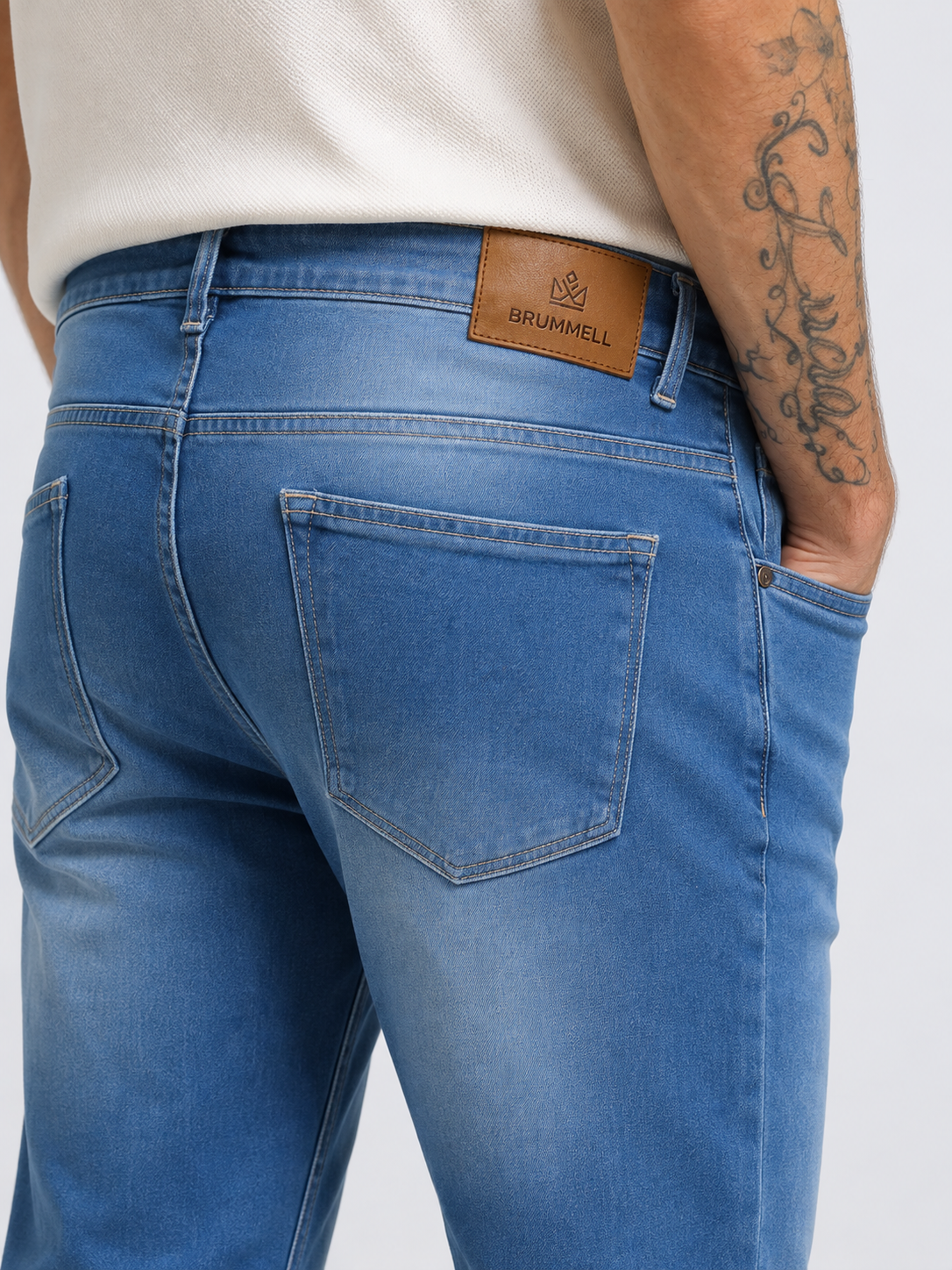 Blue Slim Fit Denim