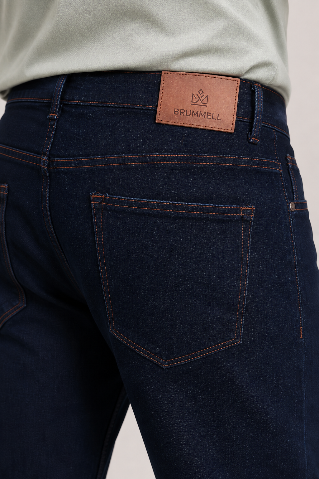 Dark Ink Blue Slim Fit Denim