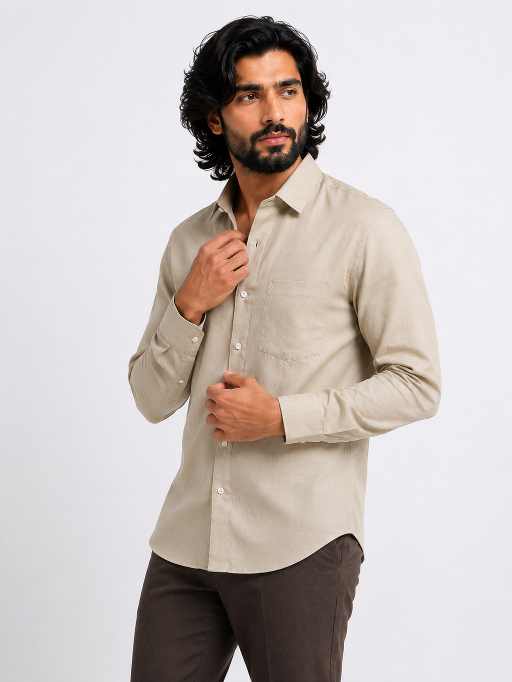 Sahara Sand Linen Shirt