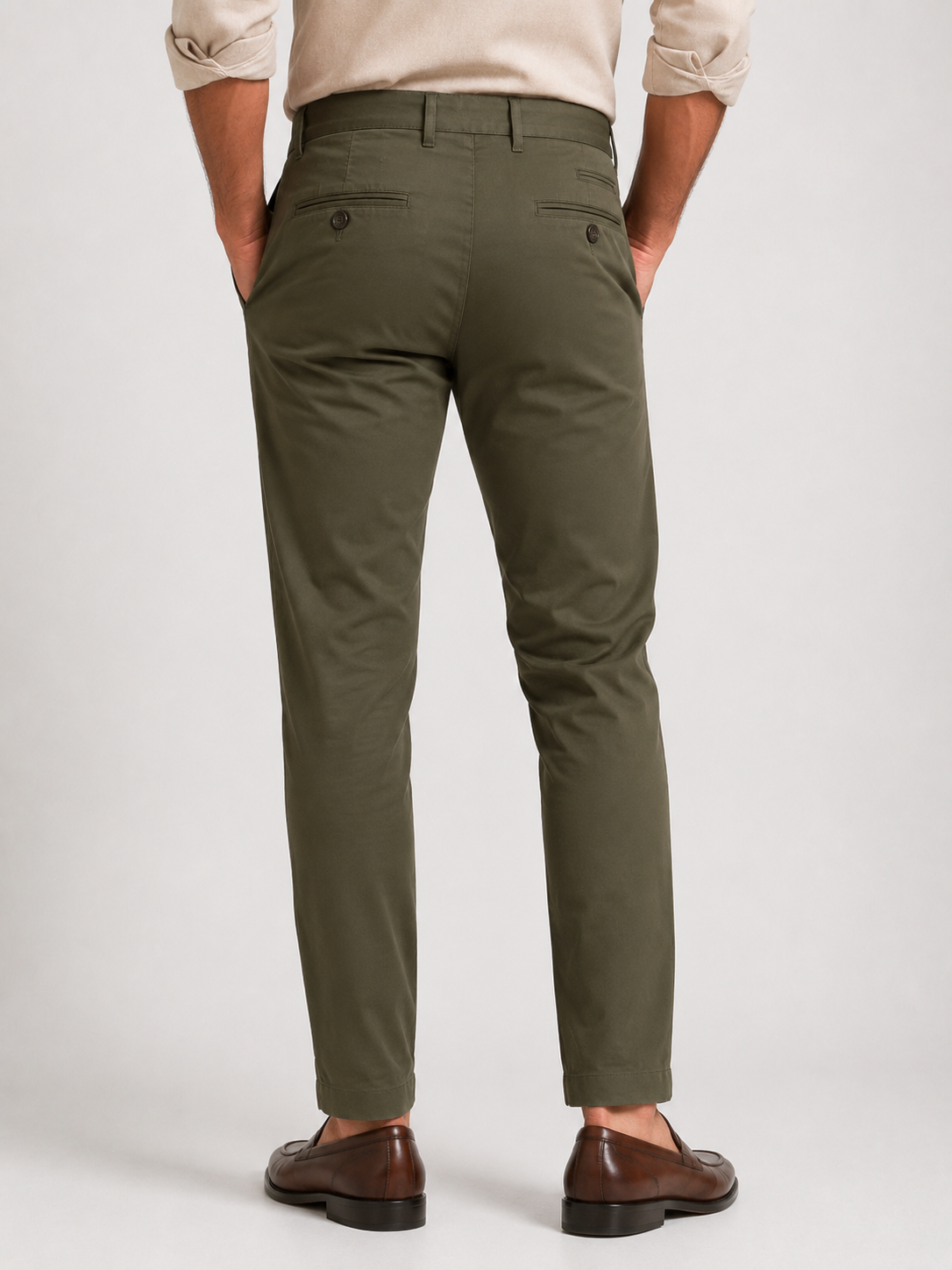 Army Green Twill Trouser