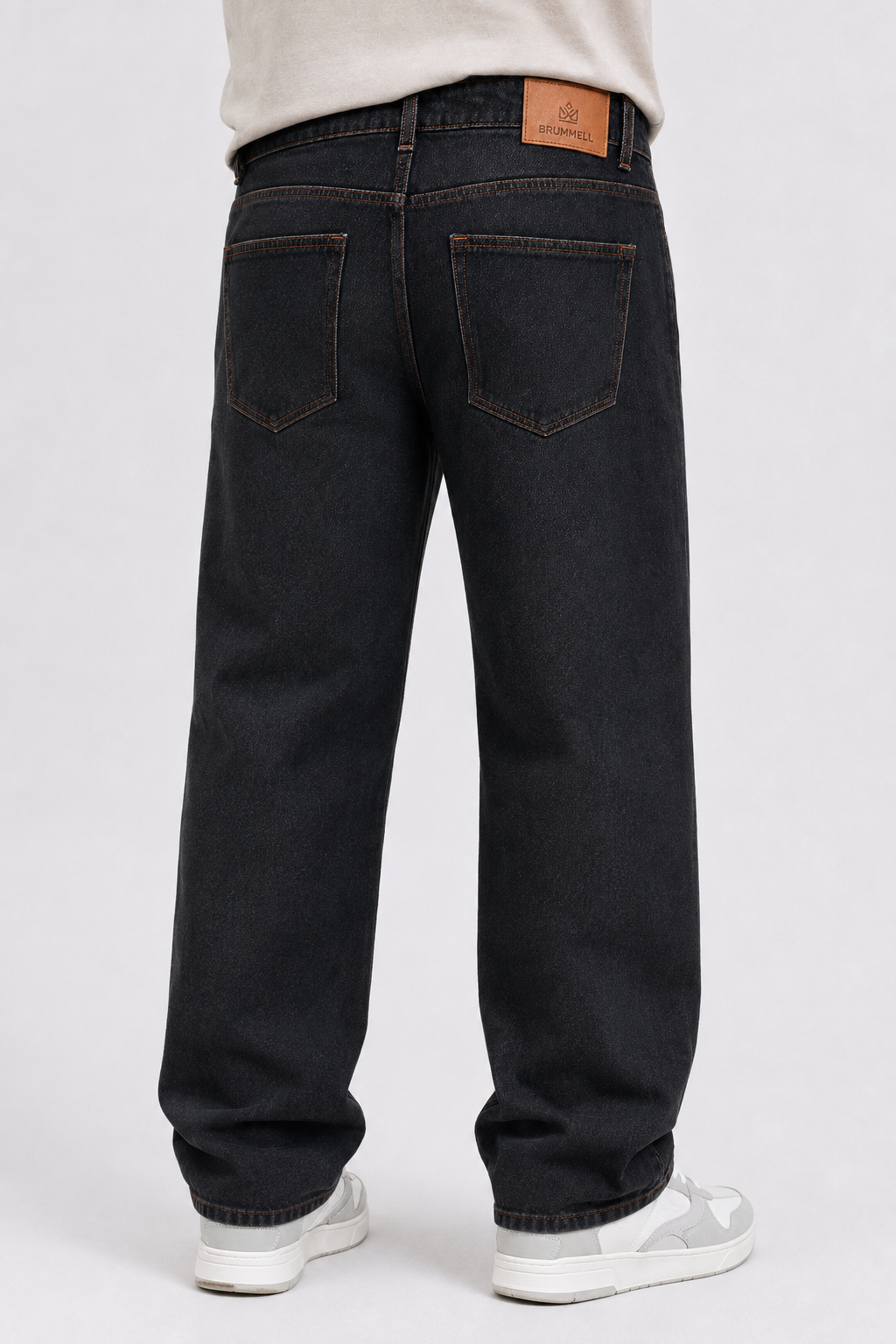 Faded Black Baggie Fit Denim