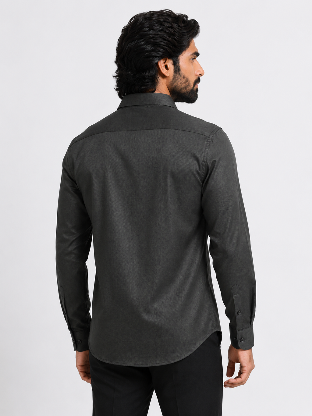 Nocturnal Olive Artisan Textured Shirt