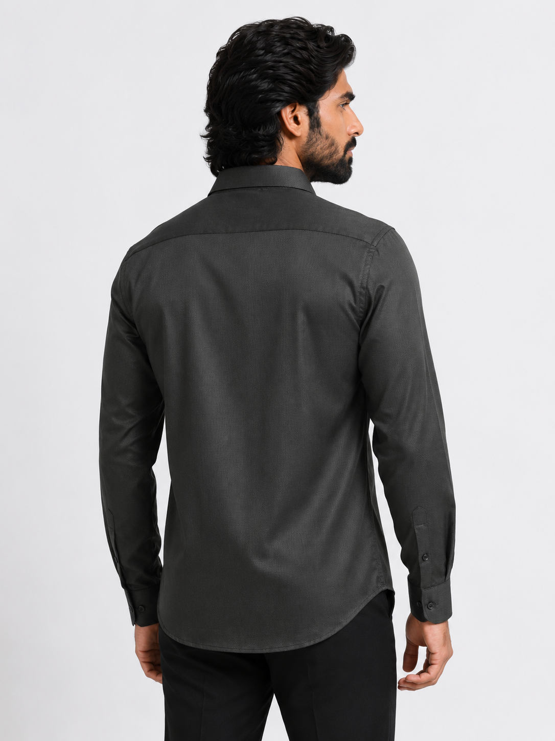 Nocturnal Olive Artisan Textured Shirt
