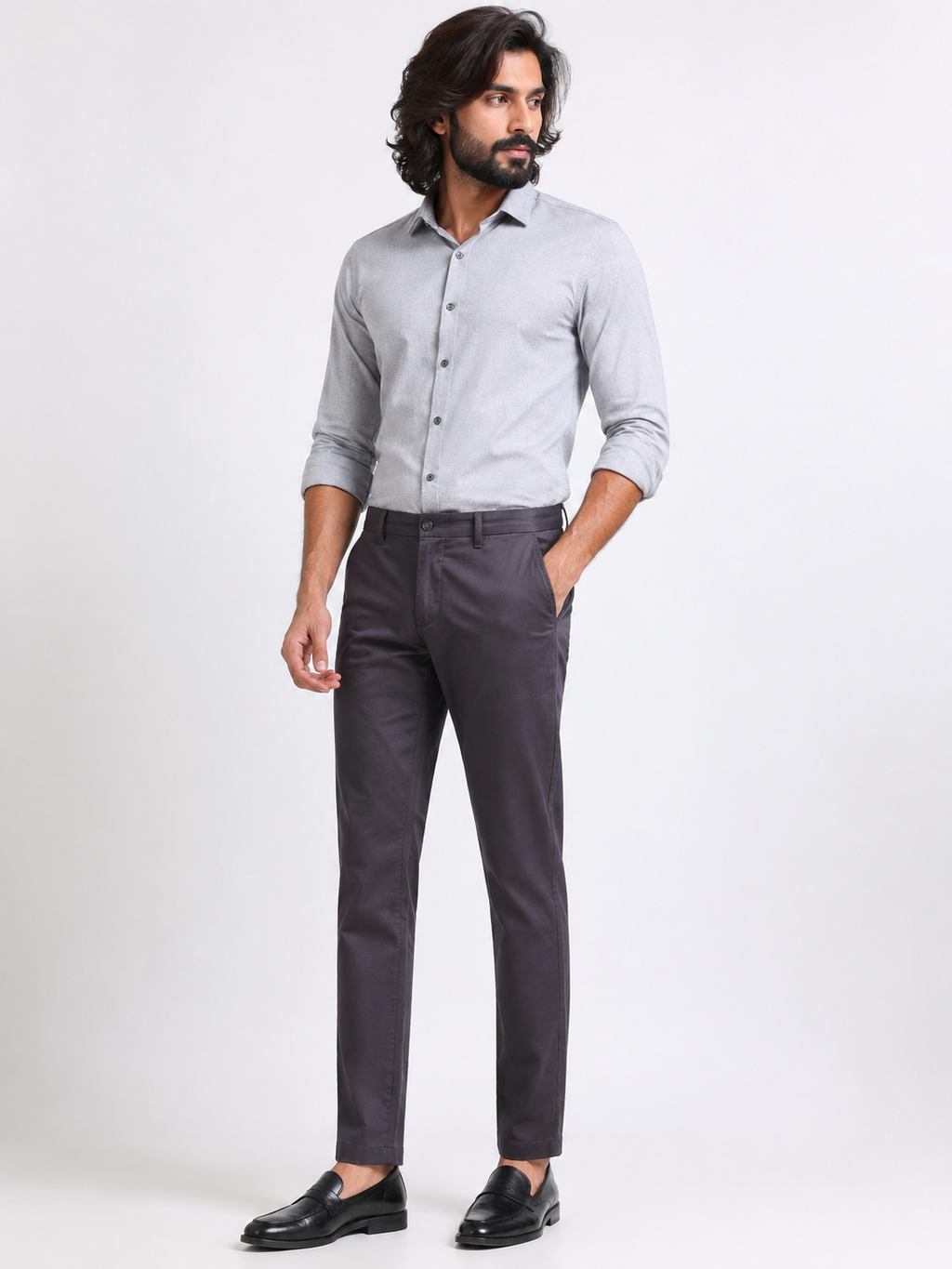 Imperial Graphite Giza Trouser