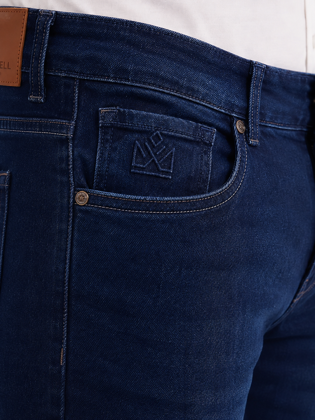 Indigo Dark Blue Slim Fit Denim