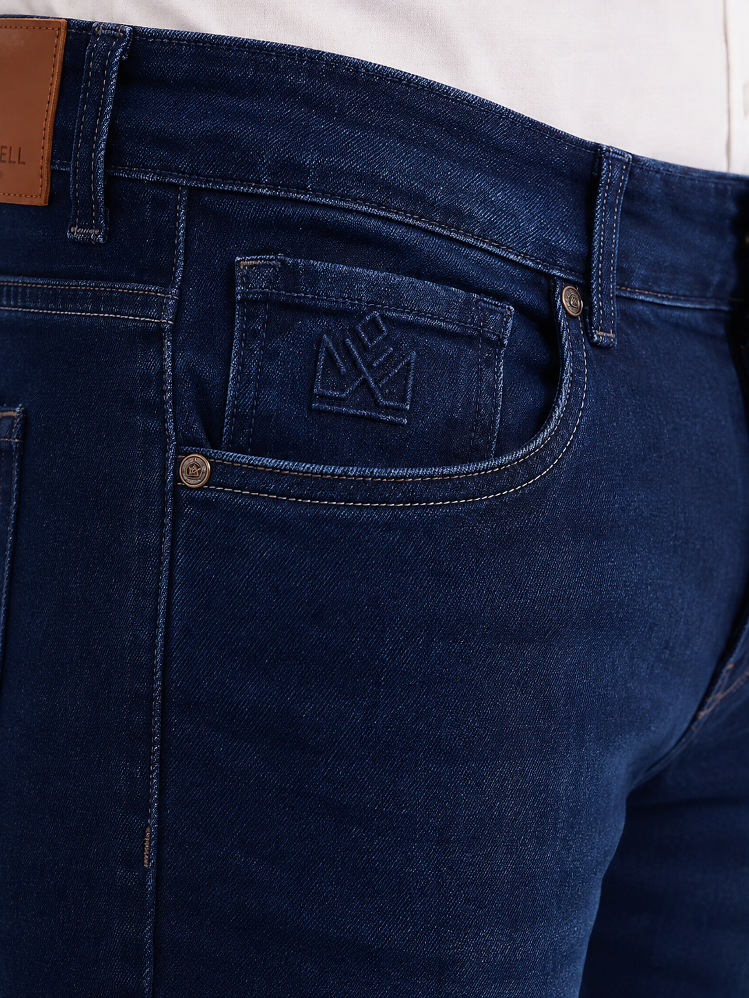 Indigo Dark Blue Slim Fit Denim