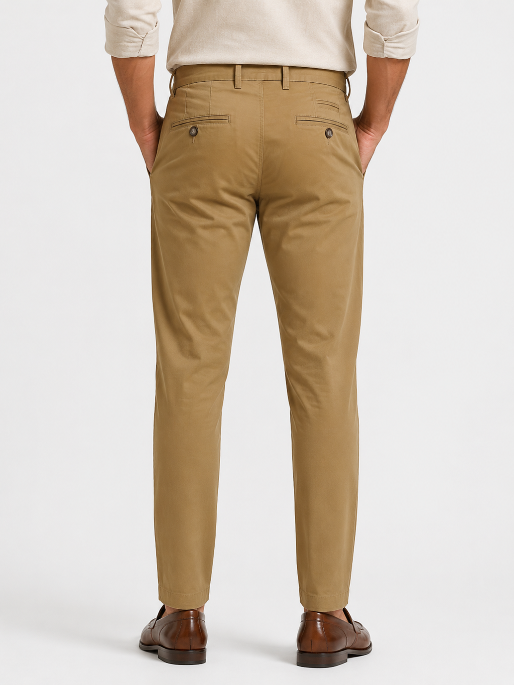 Camel Brown Strecth Trouser