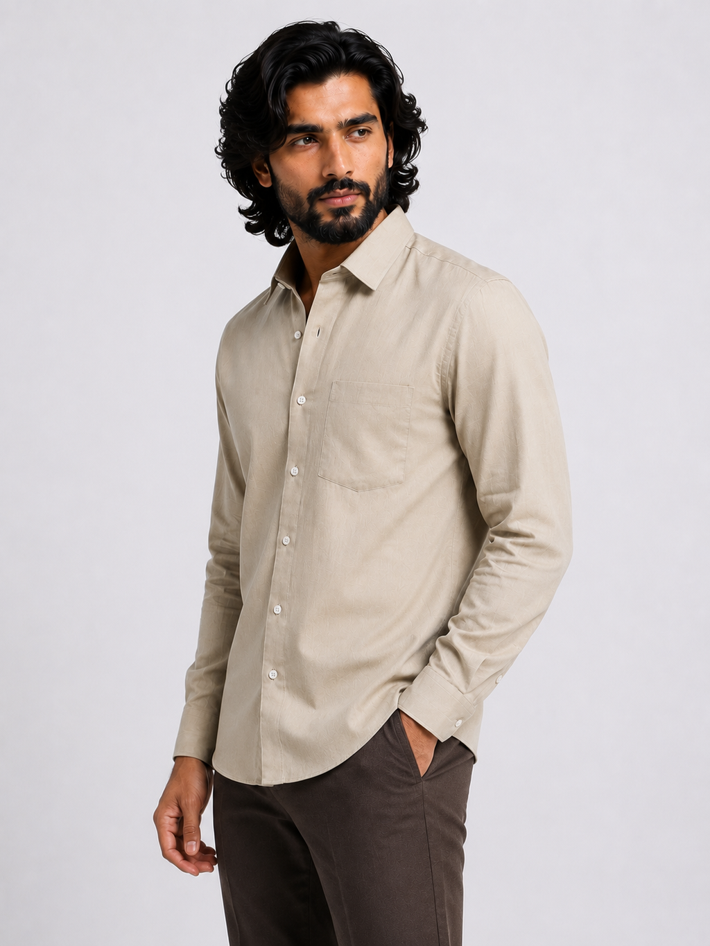 Sahara Sand Linen Shirt