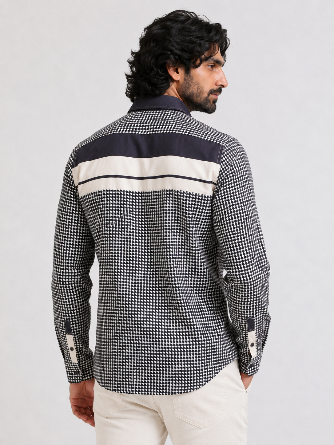 Charcoal Mosaic Luxe Shirt