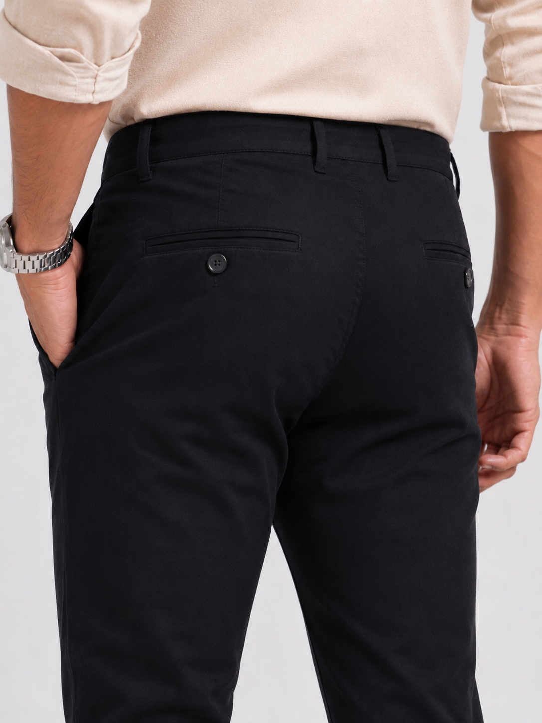 Black Gap Twill Trouser