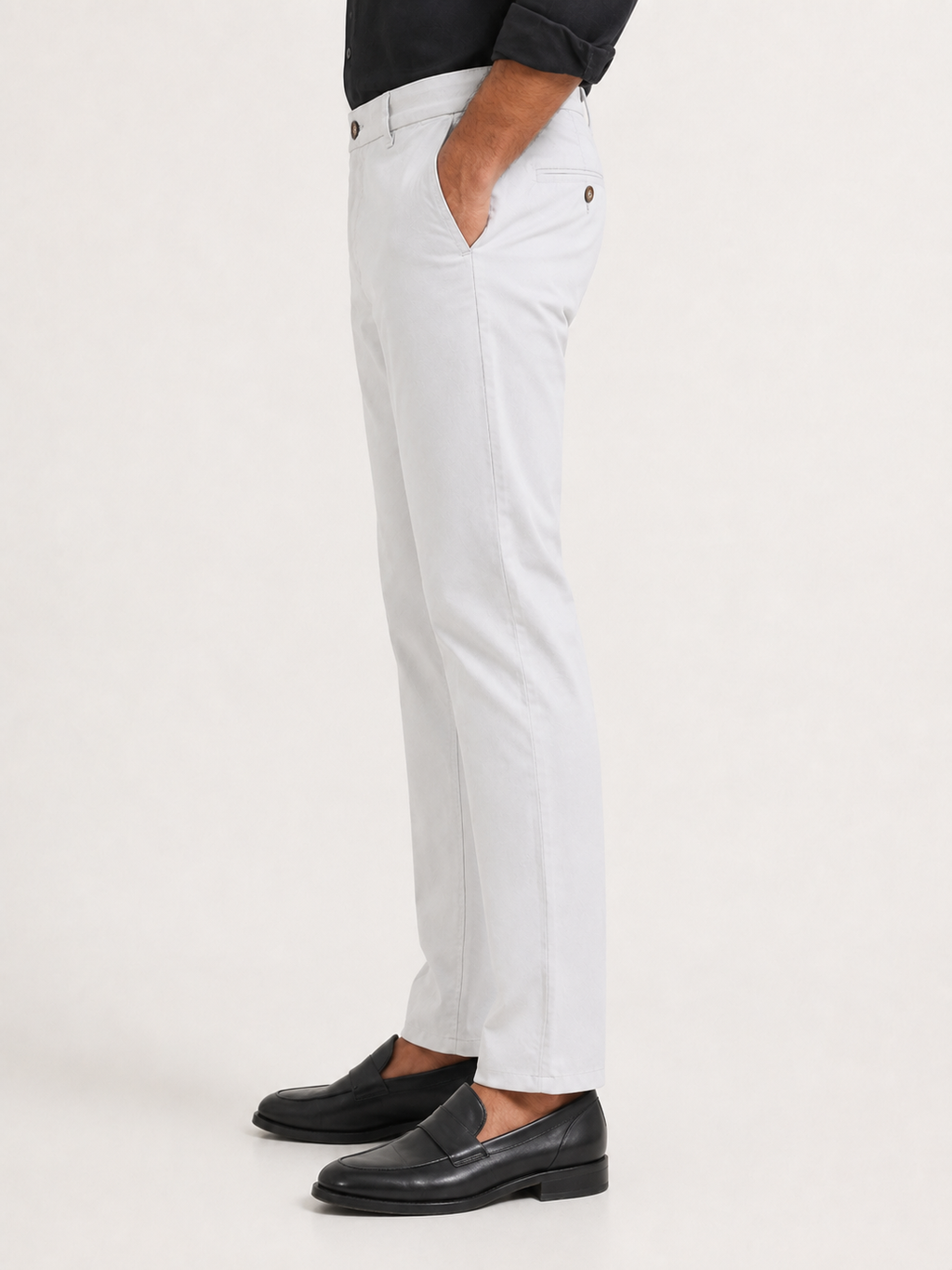 Light Grey Dobby Trouser