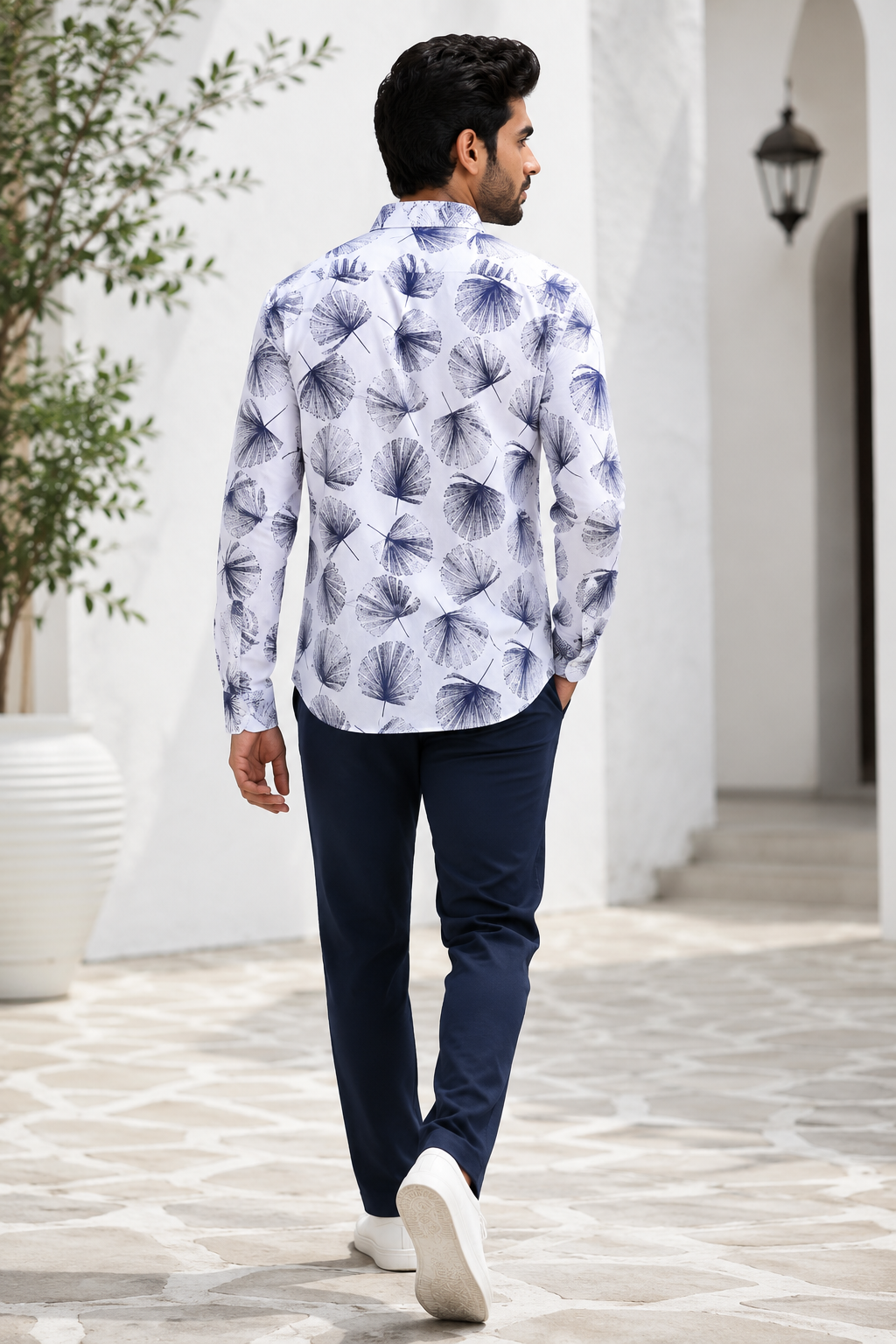 Coastal Ginkgo Artisan Shirt