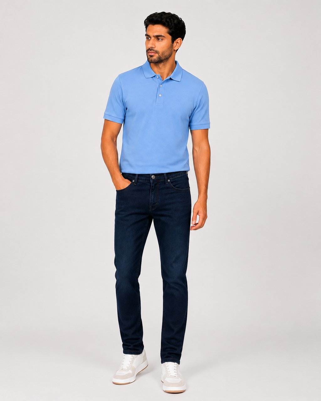 Eclipse Blue Slim Fit Denim
