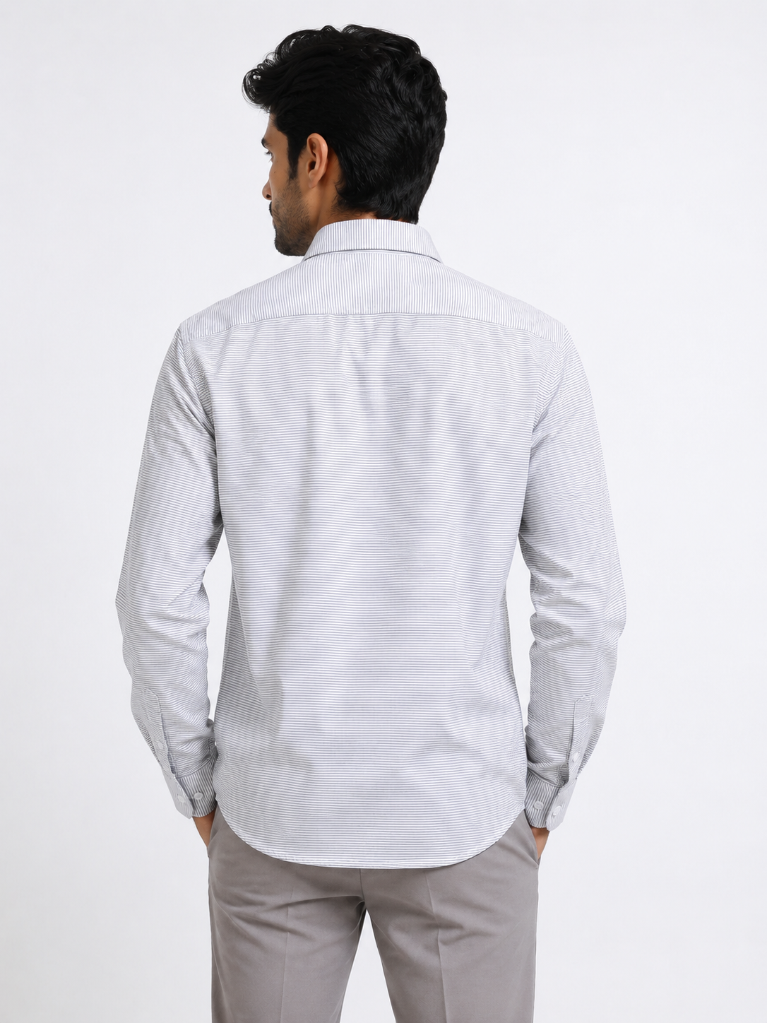 Silver Lined Jacquard Shirt
