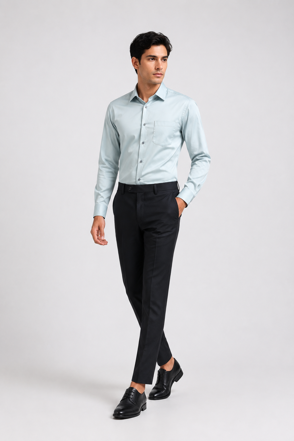 Midnight Navy 4-Way Stretch Formal Trouser