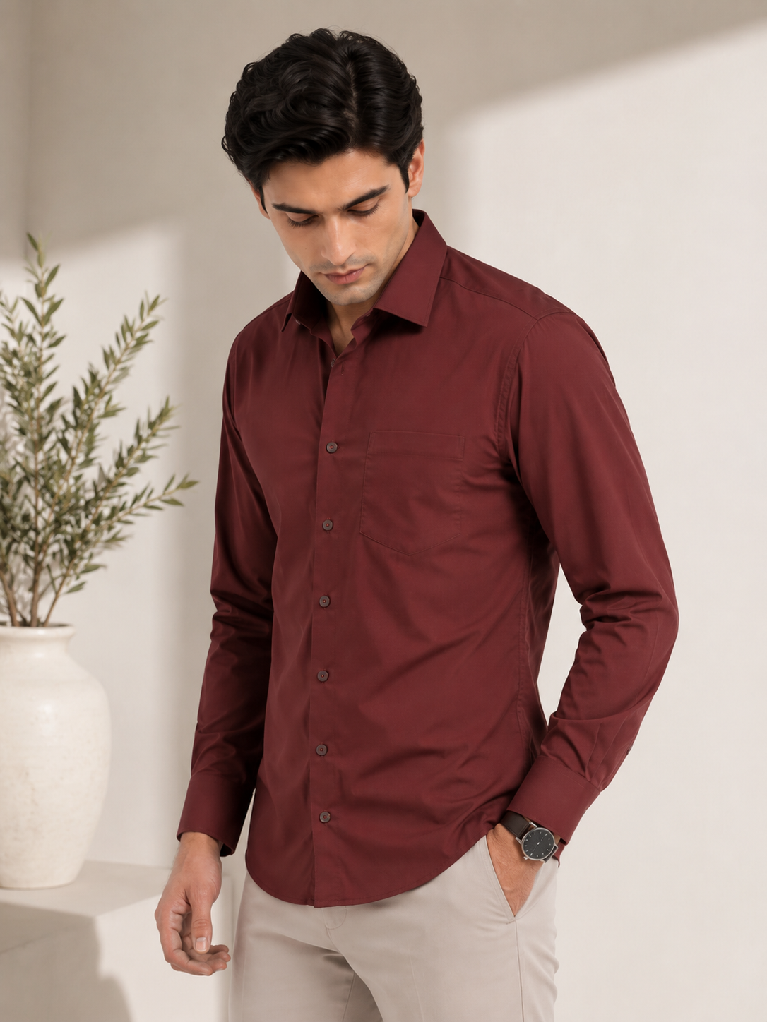 Marsala Royale Signature Shirt