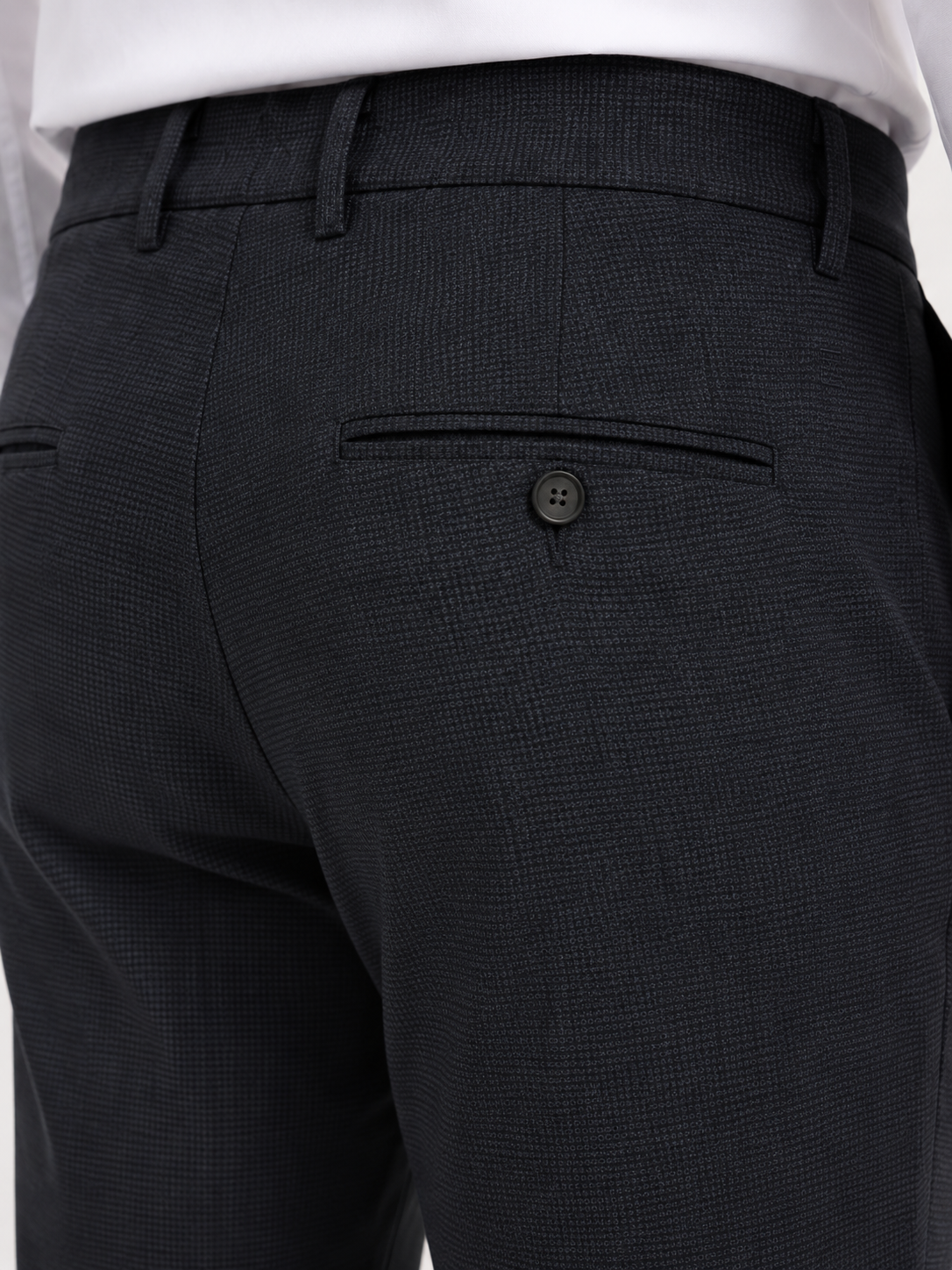 Black Dobby Trouser