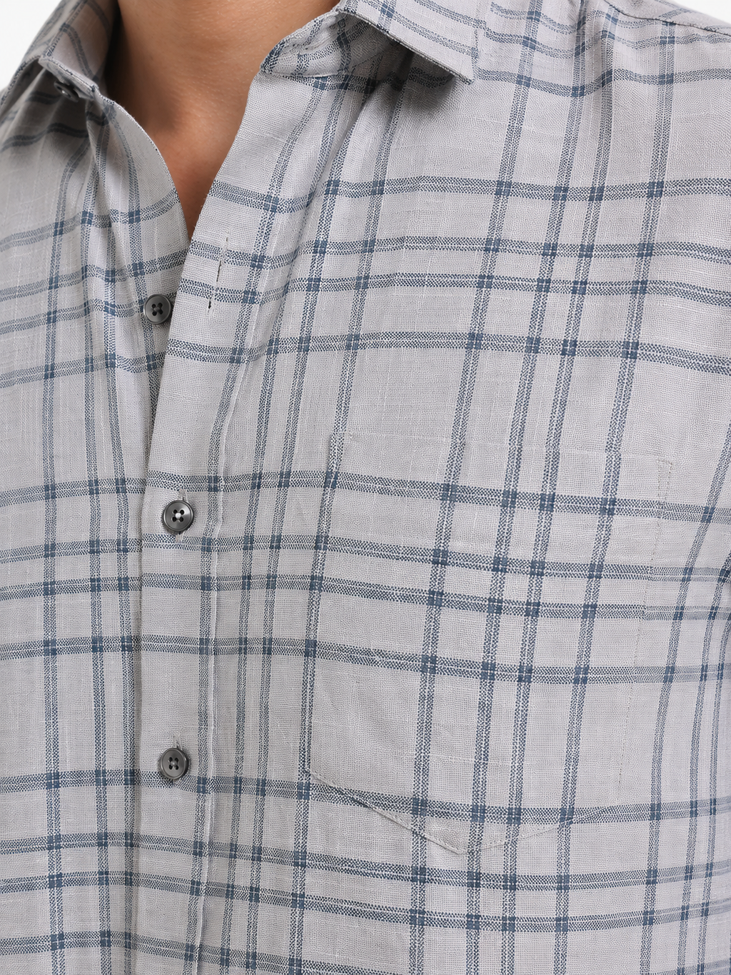 Mist Grey Jacquard Shirt