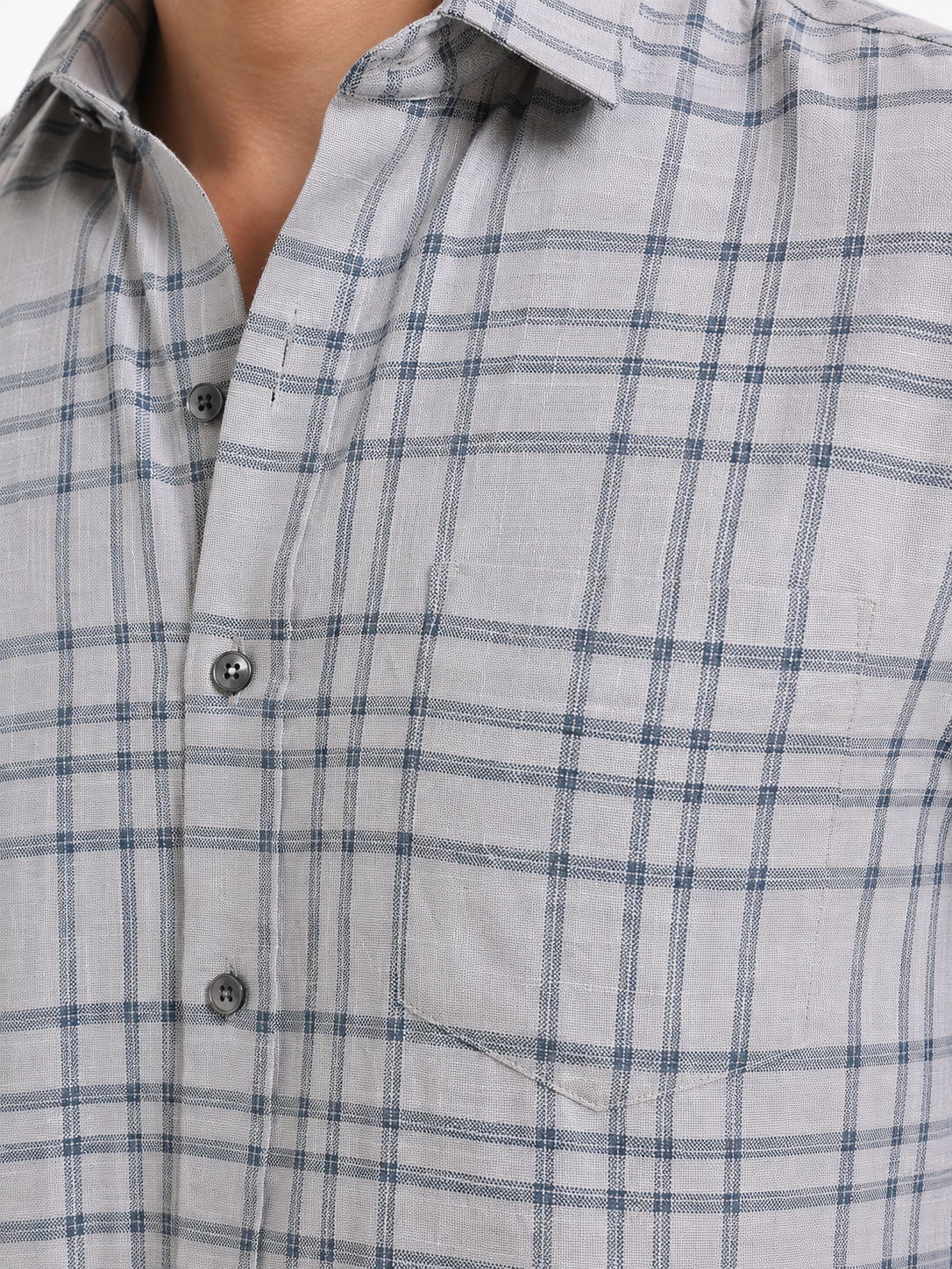 Mist Grey Jacquard Shirt
