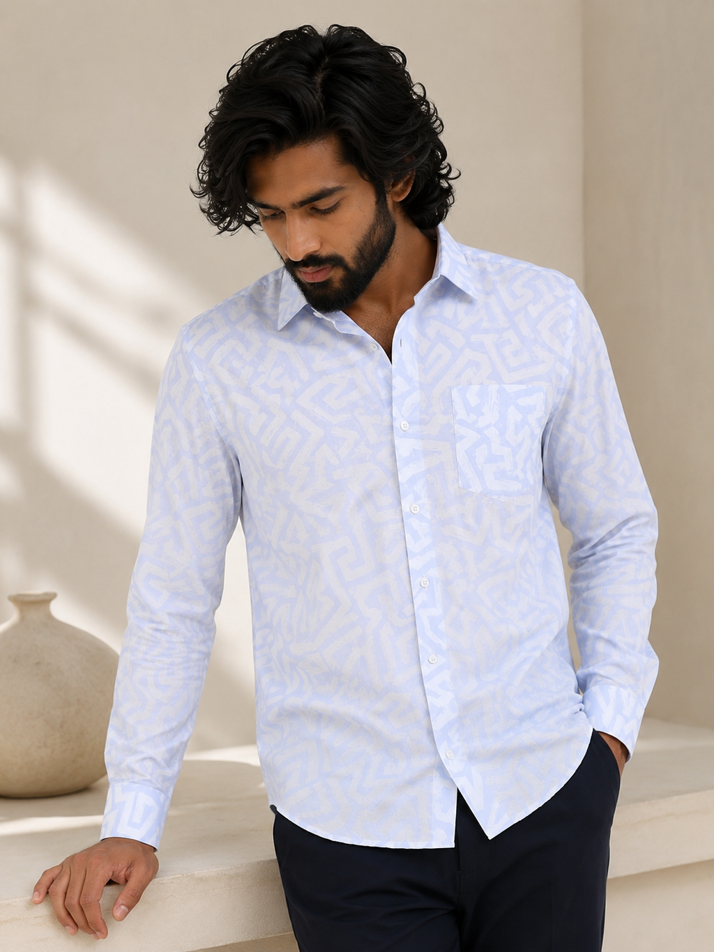 Lavender Mist Artisan Shirt