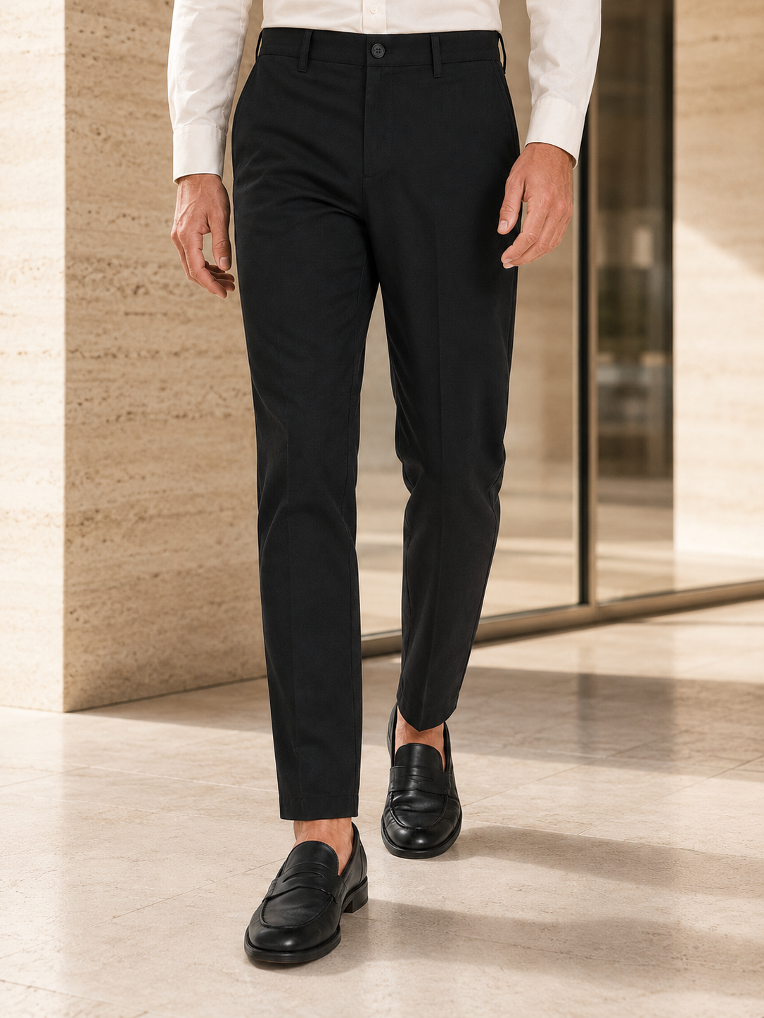 Classic Black Giza Trouser