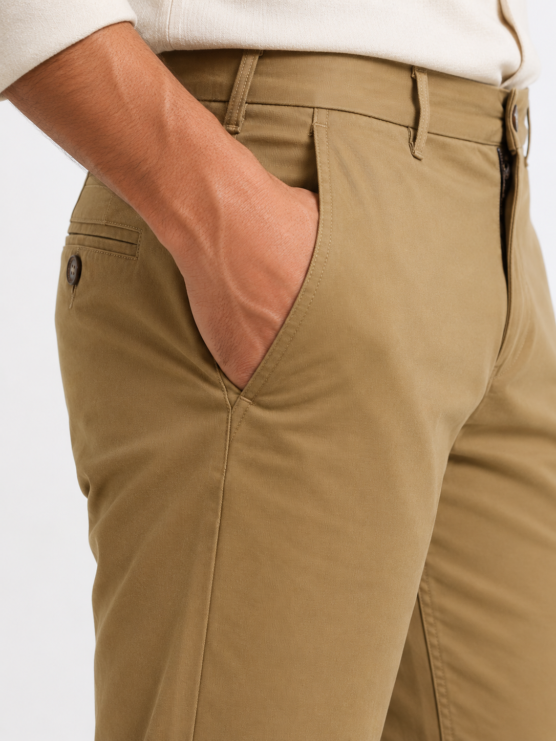 Camel Brown Strecth Trouser